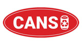 Signs ByLITA Oval Cans Sign - Laser-Engraved Lettering | Durable ABS Plastic | Vibrant Colors | Powerful Foam Tape