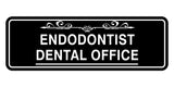 Signs ByLITA Standard Endodontist Dental Office Tooth Vector Wall or Door Sign