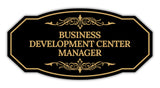 Signs ByLITA Victorian Business Development Center Manager Graphic Wall or Door Sign