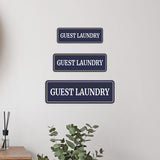 Standard Plus Guest Laundry Door or Wall Sign | Hospitality Washing Signage