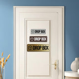 Standard Drop Box Wall or Door Sign (Multipack)