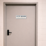 Standard Plus CCTV Room — Authorized Personnel Only — Wall or Door Sign | Specialist Room - Sign