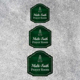 Heritage Plus Multi-Faith Prayer Room Wall or Door Sign | Religious Signage
