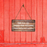 Business Signs | Rustic Oak Wood 5 x 10" Hanging Signs