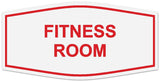 Signs ByLITA Fancy Fitness Room Sign | Durable Plastic | Vibrant Colors | Powerful Foam Tape