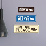 Standard Shoes Off Please (Classic Shoes) Wall or Door Sign