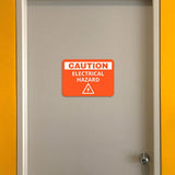 Classic Framed Plus Caution - Electrical Hazard Door or Wall Sign | Safety and Maintenance
