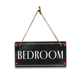 Signs ByLITA Home Room Signs 5x10 Hanging Plus Wall or Door Sign | Home Room Signage Décor