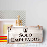Spanish Signs - 5 x 10" Hanging Signs