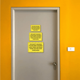 Classic Framed Plus For Safety Reasons Please Keep Children Away From The Fence Thank You For Your Compliance Wall or Door Sign | Children Safety Signs