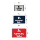 Signs ByLITA Classic Framed Changing Table Wall or Door Sign