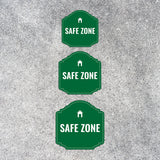 Heritage Plus Safe Zone Wall or Door Sign | Public Spaces Signage