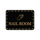 Classic Framed Plus Nail Room — Wall or Door Sign | Treatment Room - Sign