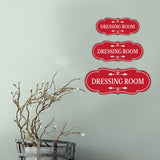 Designer Plus Dressing Room Wall or Door Sign | Business and Workplace Signage