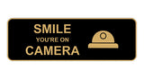 Standard Smile You're On Camera Wall or Door Sign