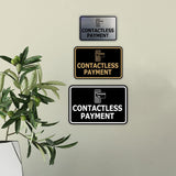 Signs ByLITA Classic Framed Contactless Payment Wall or Door Sign