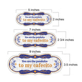 Designer Plus You are the pandulce to my cafecito Door or Wall Sign | Funny Spanish Signs For Stores & Businesses