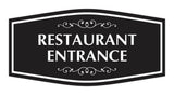 Signs ByLITA Fancy Restaurant Entrance Wall or Door Sign