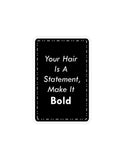 Portrait Round Plus our Hair Is A Reflection Of Your Personality, Let's Make It Shine! Door or Wall Sign | Hair Stylist Inspirational Positive Decoration