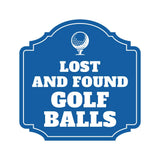Heritage Plus Lost and Found Golf Balls — Wall or Door Sign | Sport Court & Field - Sign