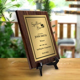 Spelling Bee Competition Custom Award Plaque | Achievement and Recognition Personalizable Plaques