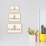 Classic Framed Plus Capilla — Chapel Door or Wall Sign | Spanish - Church Room & Area Signs