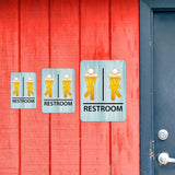 Portrait Round Plus - Fun Bar Restroom Wall or Door Sign | Fun Restroom Sign