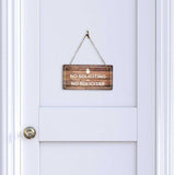 Sales & Solicitation | Rustic Oak Wood 5 x 10" Hanging Signs
