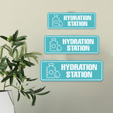 Standard Plus Hydration Station Door or Wall Sign | Business & Public Signage