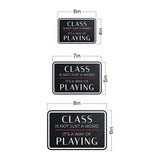 Classic Framed Plus Class Is Not Just a Word, It’s a Way Of Playing Door or Wall Sign | Motivational Decor