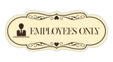 Designer Employees ONLY (Worker) Wall or Door Sign