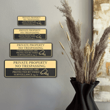 Standard Plus No Trespassing These Premises Are Protected by Video Surveillance 24/7 Wall or Door Sign | Security Signage