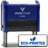 All Quality Eco-Printed Self-Inking Rubber Stamp