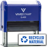 All Quality Recycled Material Self-Inking Rubber Stamp