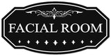 Signs ByLITA Victorian Facial Room Wall or Door Sign - Easy Installation | Durable Wall or Door