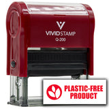 All Quality Plastic-Free Product Self-Inking Rubber Stamp