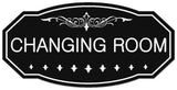 Signs ByLITA Victorian Changing Room Sign - Easy Installation | Durable Wall or Door Sign