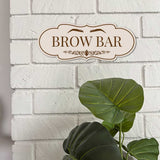 Designer Plus Brow Bar — Wall or Door Sign | Treatment Room - Sign