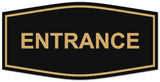 Signs ByLITA Fancy Entrance Sign | Legible Lettering | Easy No-Tool Installation | Powerful Foam Tape