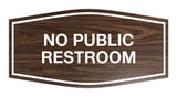 Signs ByLITA Fancy No Public Restroom Sign