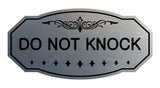 Victorian Do Not Knock Wall or Door Sign