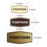 Fancy Pontoon Wall or Door Sign