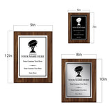 Rugby Customizable Wooden Award Plaque | Easel Mount Option | Achievement and Recognition Personalizable Plaques