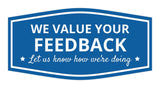 Signs ByLITA Fancy We Value Your Feedback! Let Us Know How We're Doing Easy Installation | Durable Construction | Barbers | Grooming and Styling | Hair Wall or Door Sign