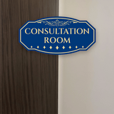 Victorian Plus Consultation Room Wall or Door Sign | Legal and Courtroom Decoration