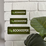 Standard Plus Bookkeeper Door or Wall Sign | Office & Library Signage