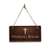 Funeral Home & Memorial Signs - 5 x 10" Hanging Signs