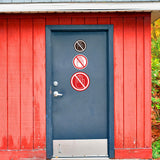 Signs ByLITA Circle No Entry Graphic Door or Wall Sign | Easy Installation | Durable Construction | Promote Health And Safety | Caution Warning Sign for Home, Business and Office Spaces