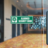 Standard Plus Alarmed Security Door Door or Wall Sign | Safety Signage