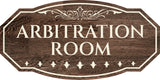 Victorian Plus Arbitration Room Wall or Door Sign | Legal and Courtroom Decoration